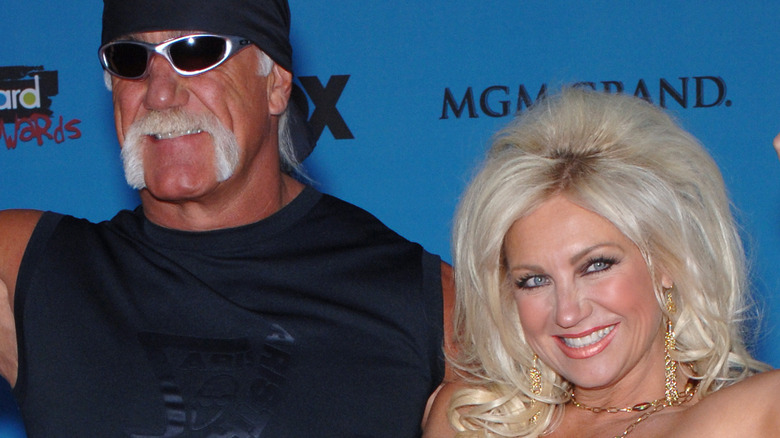 Hulk Hogan and Linda Hogan smiling