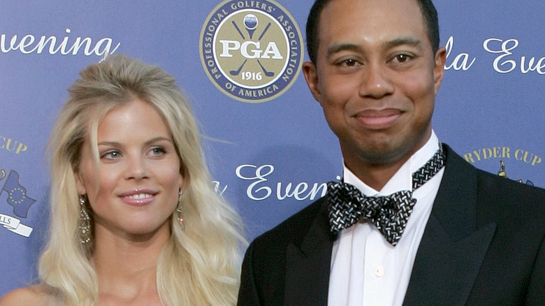 Tiger Woods and Elin Nordegren 2004