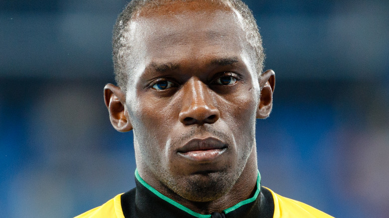 Usain Bolt at the 2008 summer Olympics 