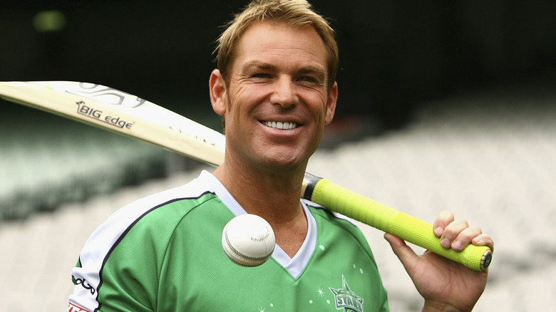 Shane Warne smiling 