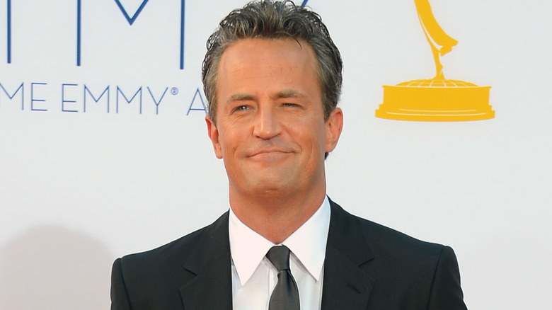 Matthew Perry posing