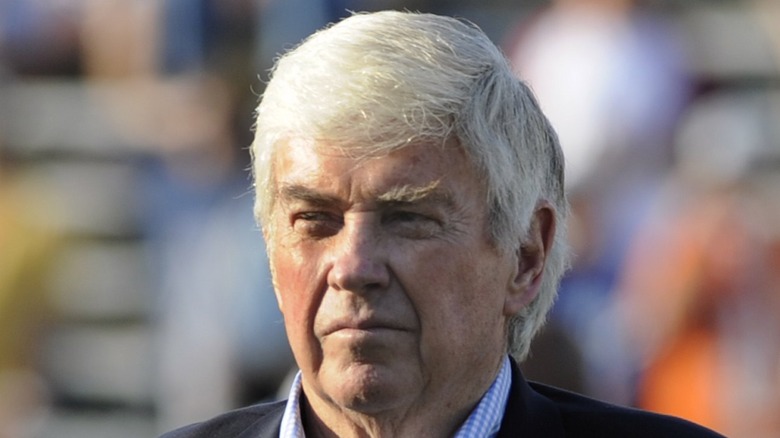 Jack Kemp glares