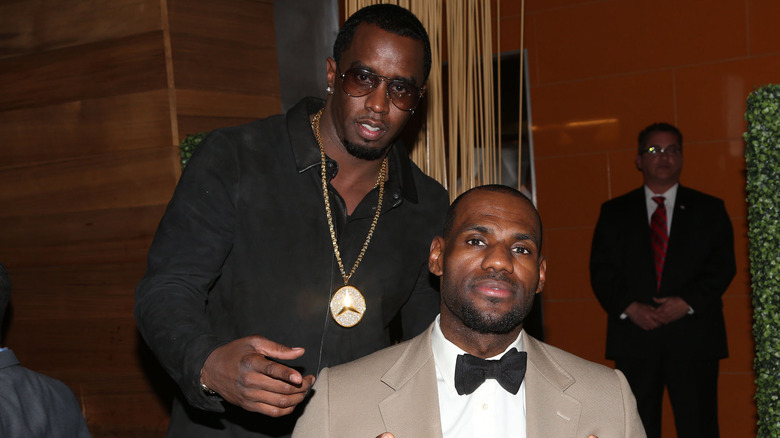 LeBron James and Diddy attend The Two Kings Dinner