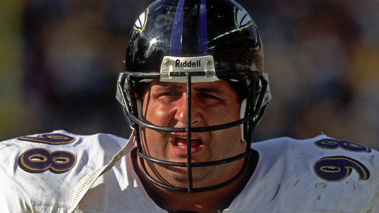 Tony Siragusa on the field