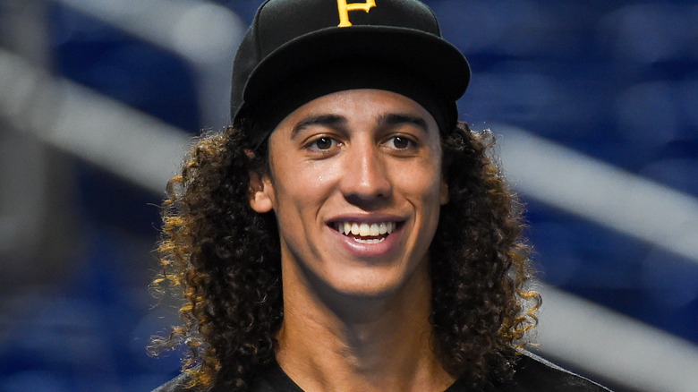 Cole Tucker at a baseball game