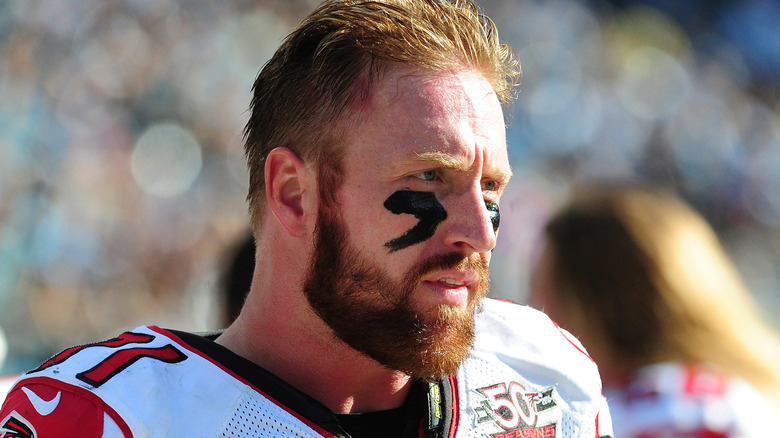 Kroy Biermann playing football