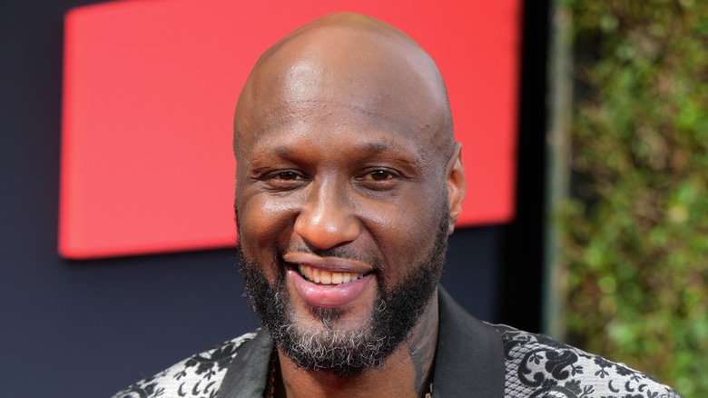 Lamar Odom smiling