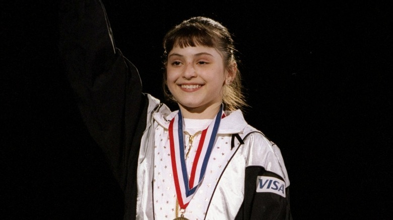 Dominique Moceanu at the Olympics