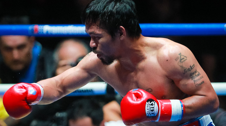 Manny Pacquiao punching