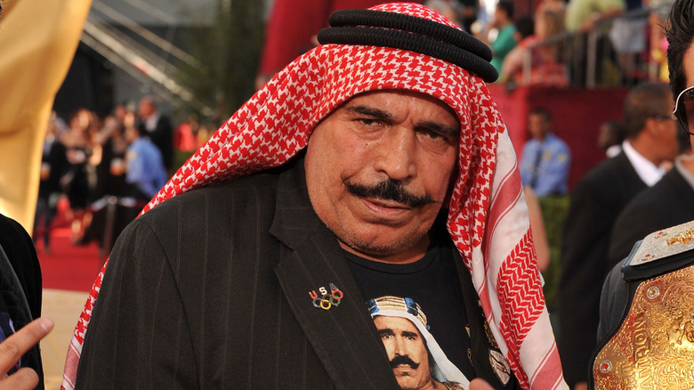 The Iron Sheik posing