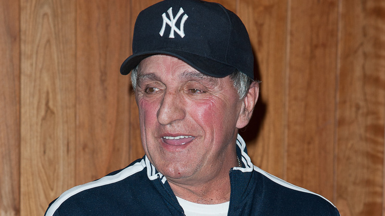 Joe Pepitone smiling in 2013 in a hat