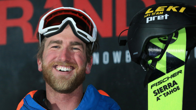 Kyle Smaine smiling at the World Cup in 2018