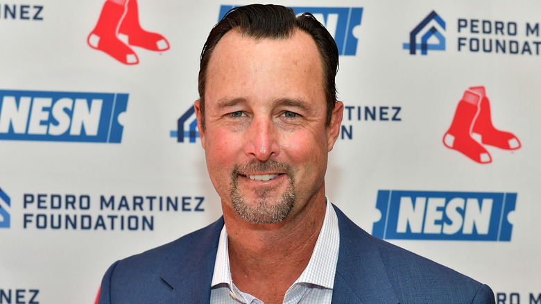 Tim Wakefield smiling