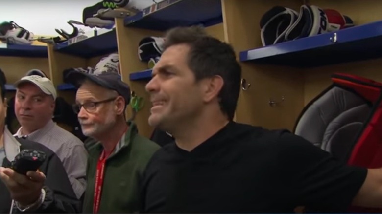 Dan Boyle berating reporter