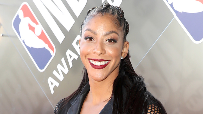 Candace Parker at an event, smiling