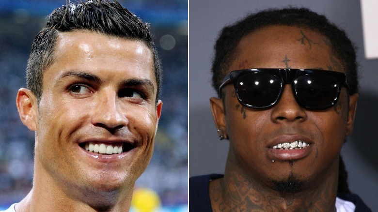 Cristiano Ronaldo and Lil Wayne