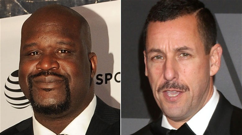 Shaquille O'Neal and Adam Sandler