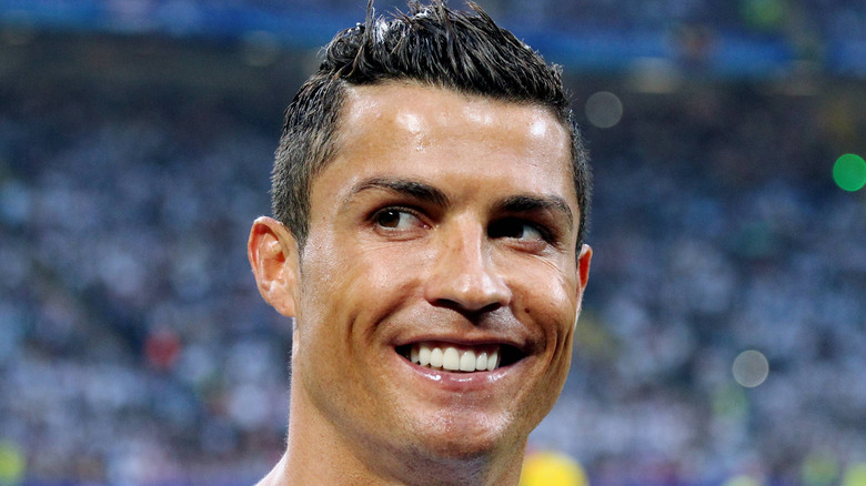 Cristiano Ronaldo smiling