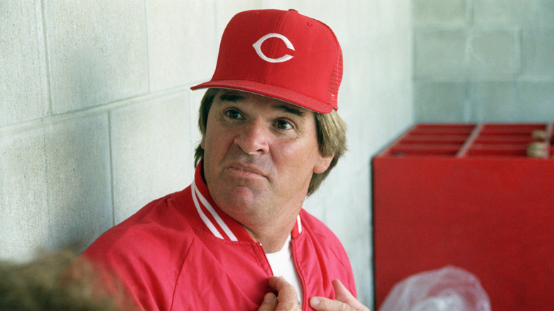 Pete Rose surprised by reporter's question during 1989 dugout interview