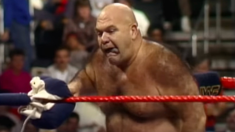 George 'The Animal' Steele in the ring