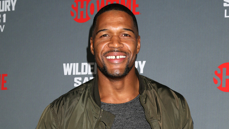 Michael Strahan smiling