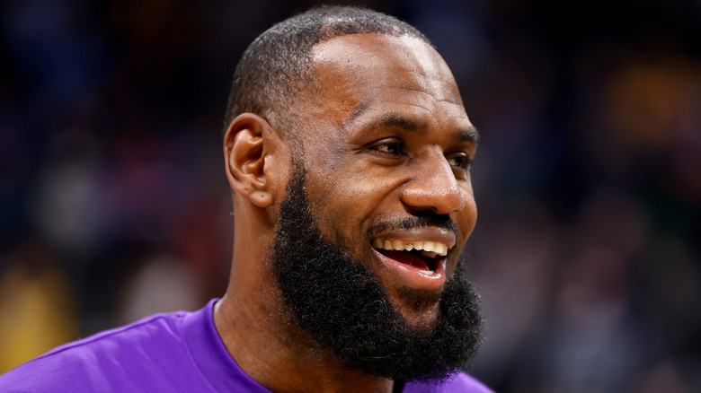 LeBron James smiling