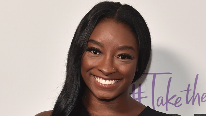 Simone Biles smiling