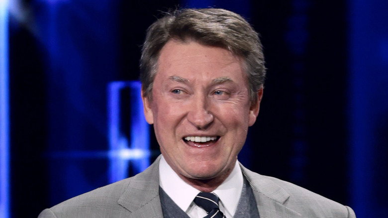 Wayne Gretzky smiling