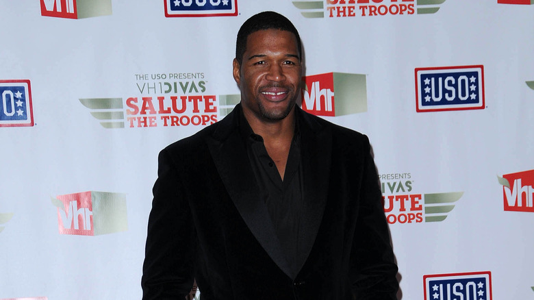 Michael Strahan smiling