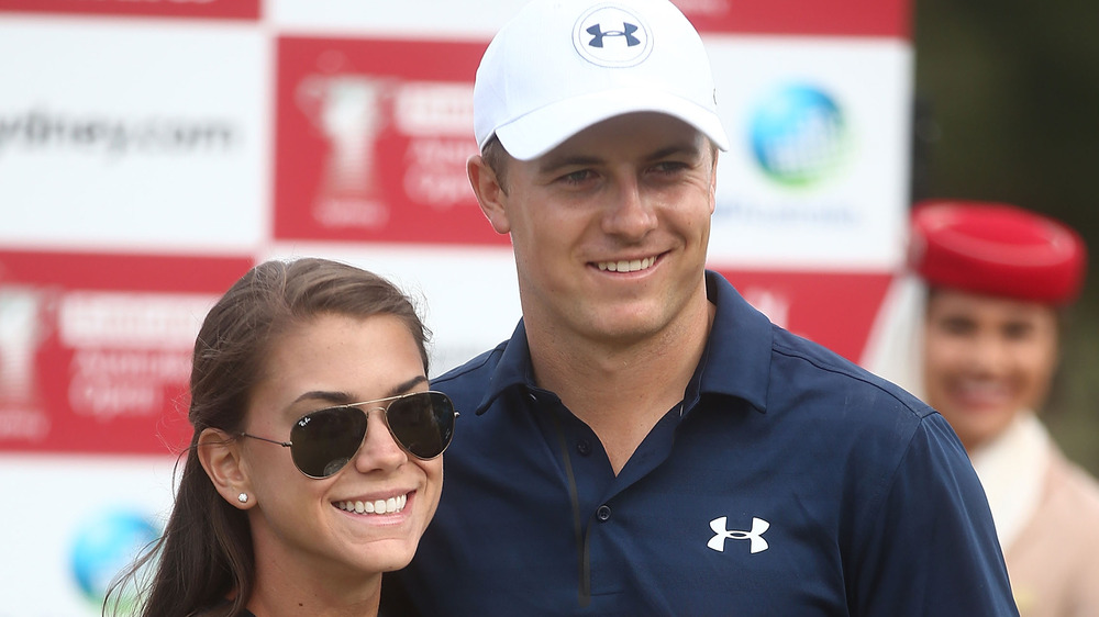 Annie Verret and Jordan Spieth