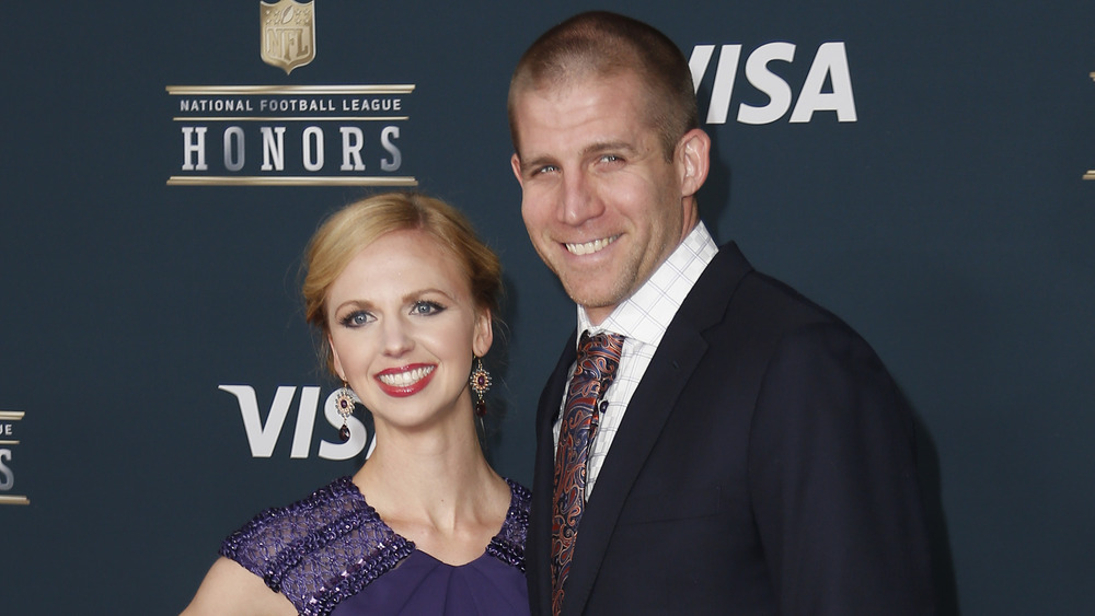 Emily Nelson and Jordy Nelson smile 