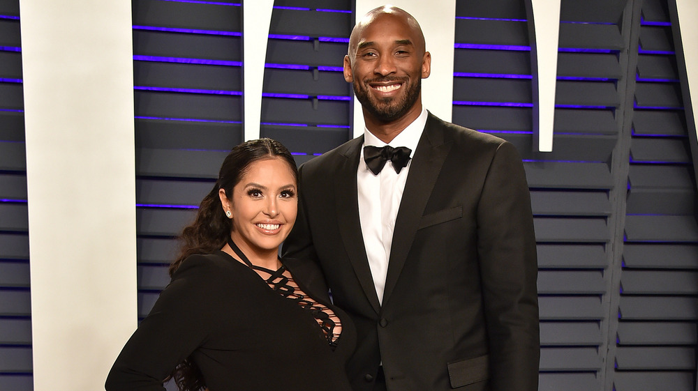 Vanessa Bryant and Kobe Bryant on red carpet