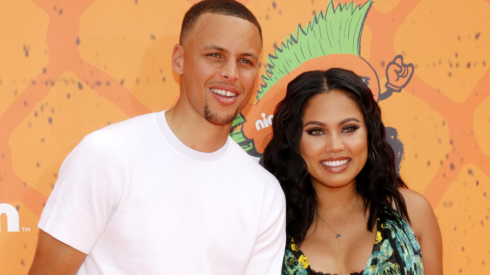 Stephen Curry and Ayesha Curry red carpet 