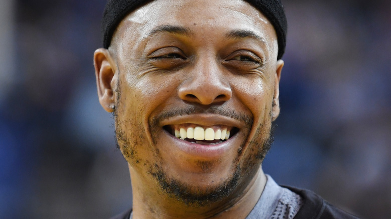 Paul Pierce wearing a black headband 