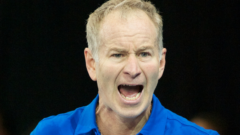 John McEnroe yelling 