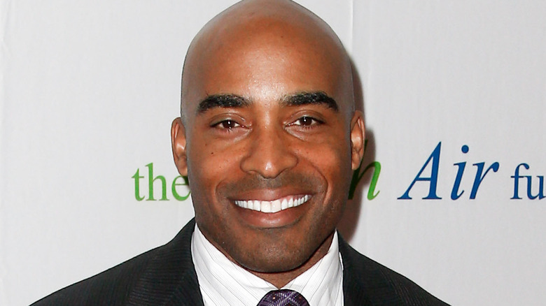 Tiki Barber smiling