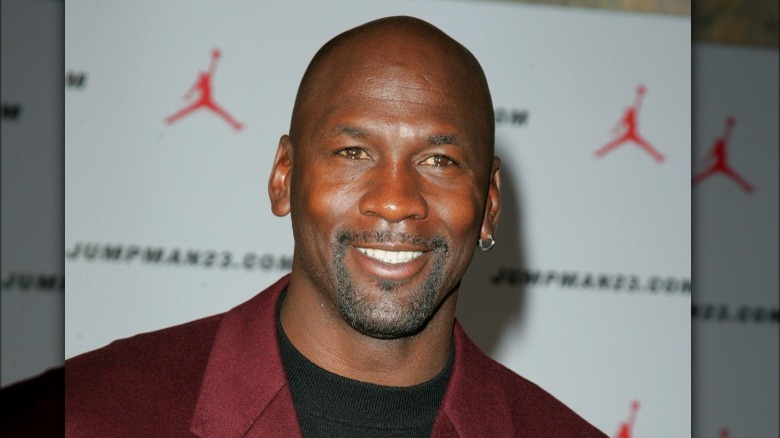 Michael Jordan smiling