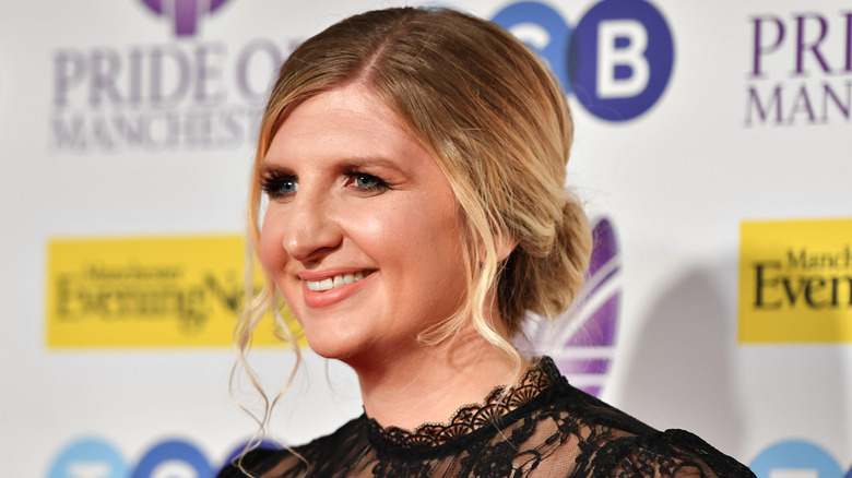 Rebecca Adlington smiling at event