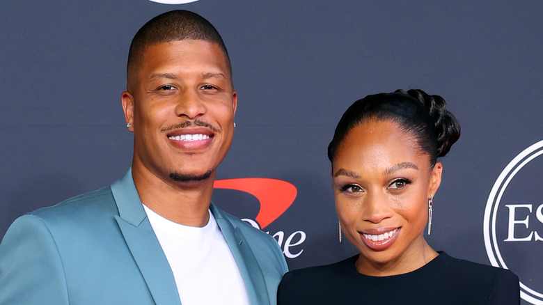 Allyson Felix and Kenneth Ferguson at the ESPYS