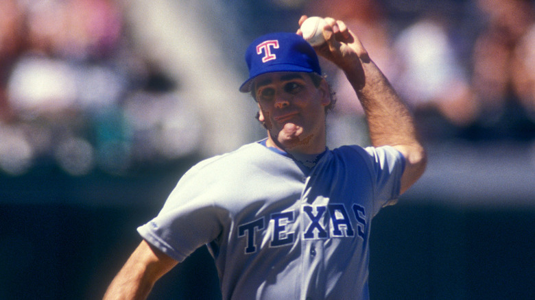 Kenny Rogers pitching baseball