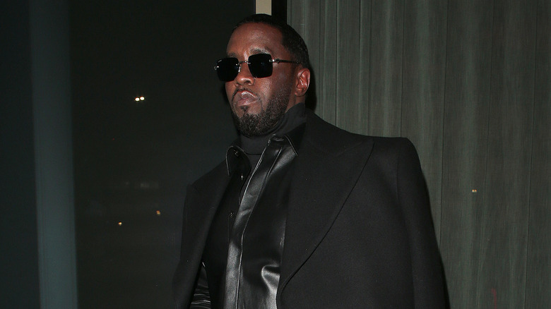 Sean "Diddy" Combs leather shirt