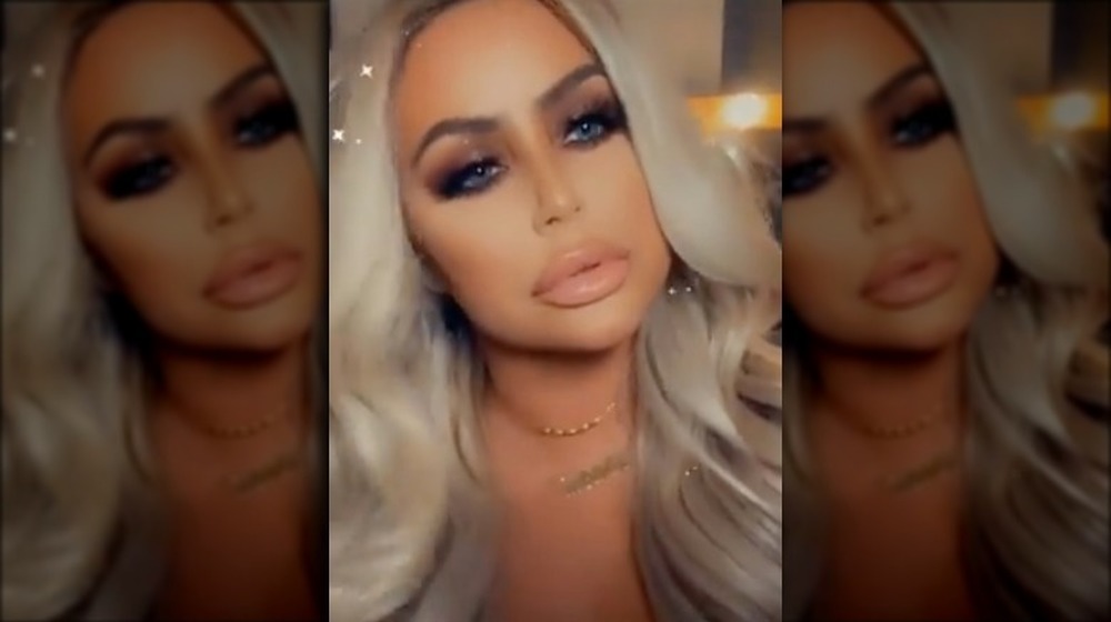 Aubrey O'Day with full lips on Instagram