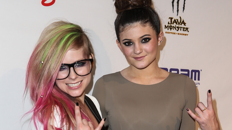 Avril Lavigne with Kylie Jenner