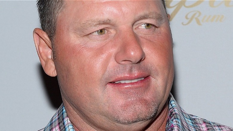 Roger Clemens on a red carpet