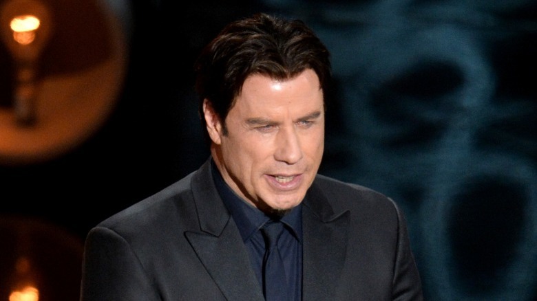 John Travolta announcing at Oscars