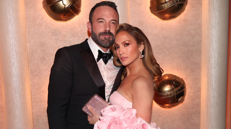 Ben Affleck and Jennifer Lopez at Golden Globes