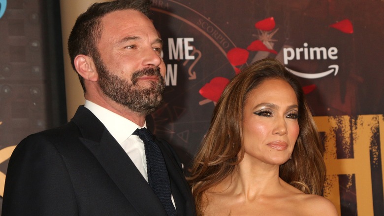 Ben Affleck and Jennifer Lopez on red carpet