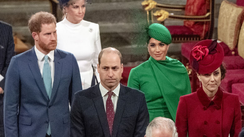 Prince Harry, Prince William, Meghan Markle and Kate Middleton