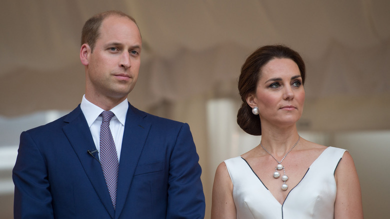 Prince William and Kate Middleton in Warsaw in 2017