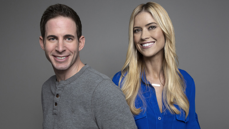 Tarek El Moussa, Christina Hall smiling